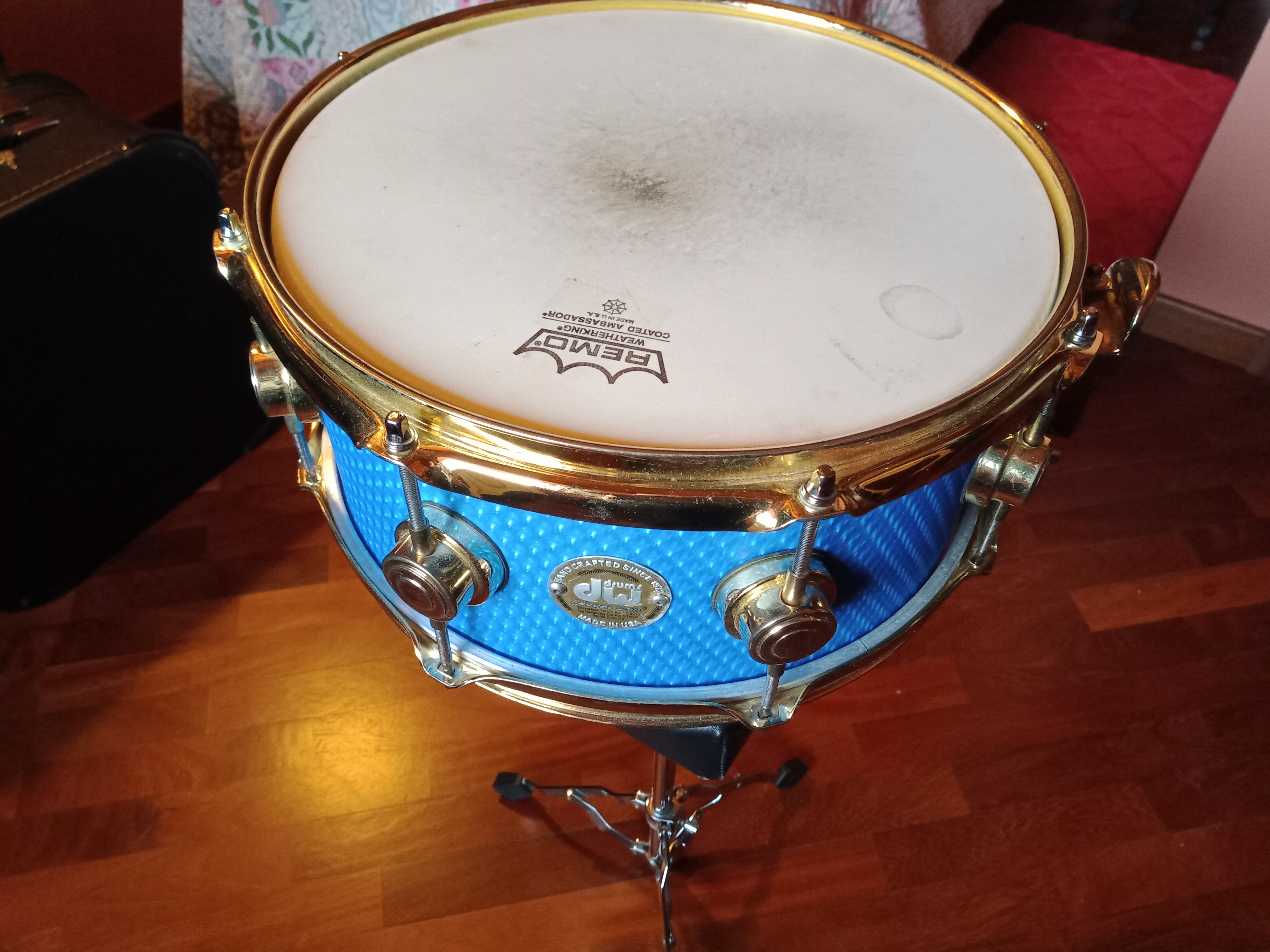 DW Maple 13 x 6,5 Serie Finish Ply Navy Diamond Blue