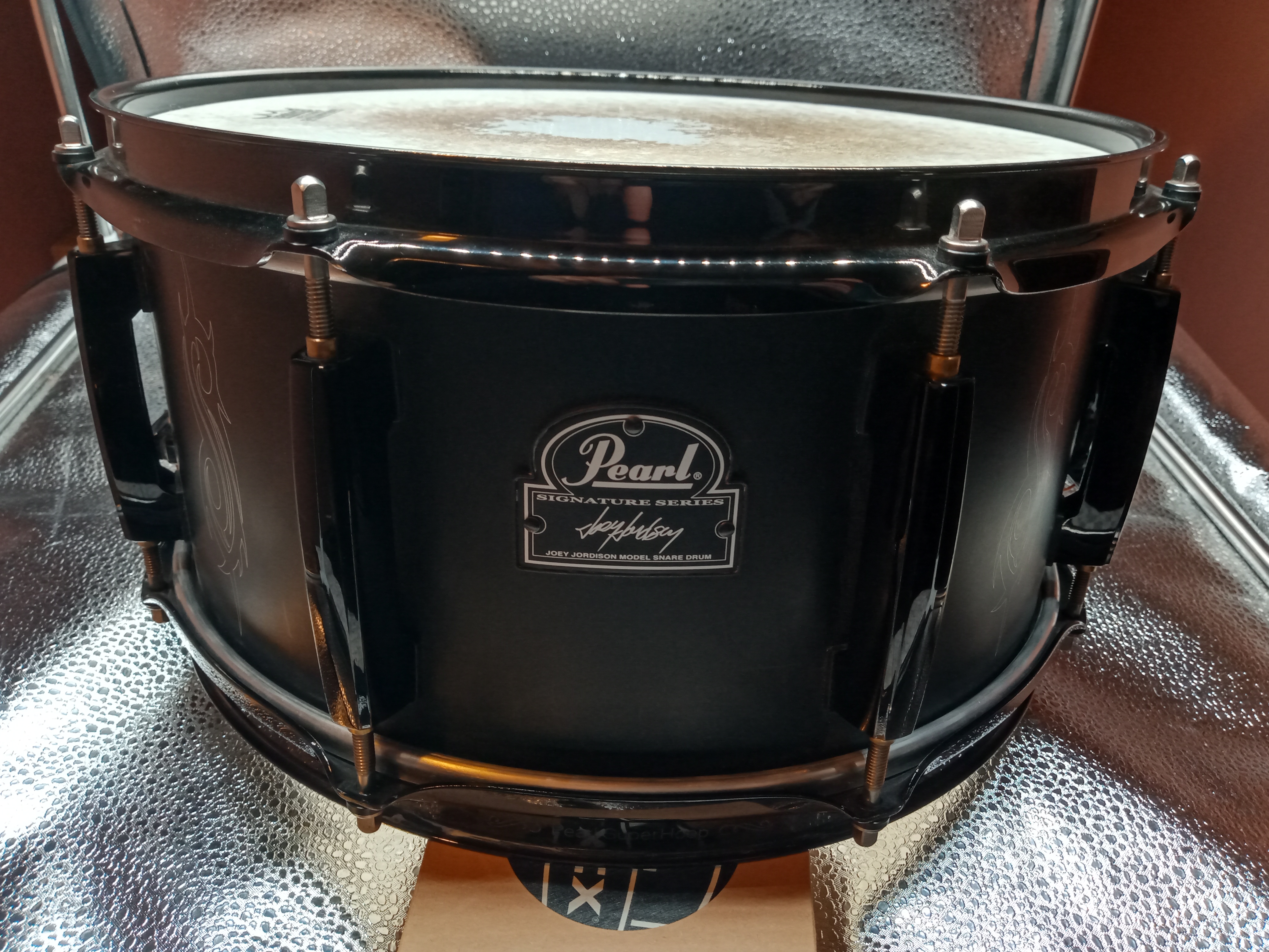 Rullante Pearl Signature Joey Jordison 13×6.5″ Black Steel