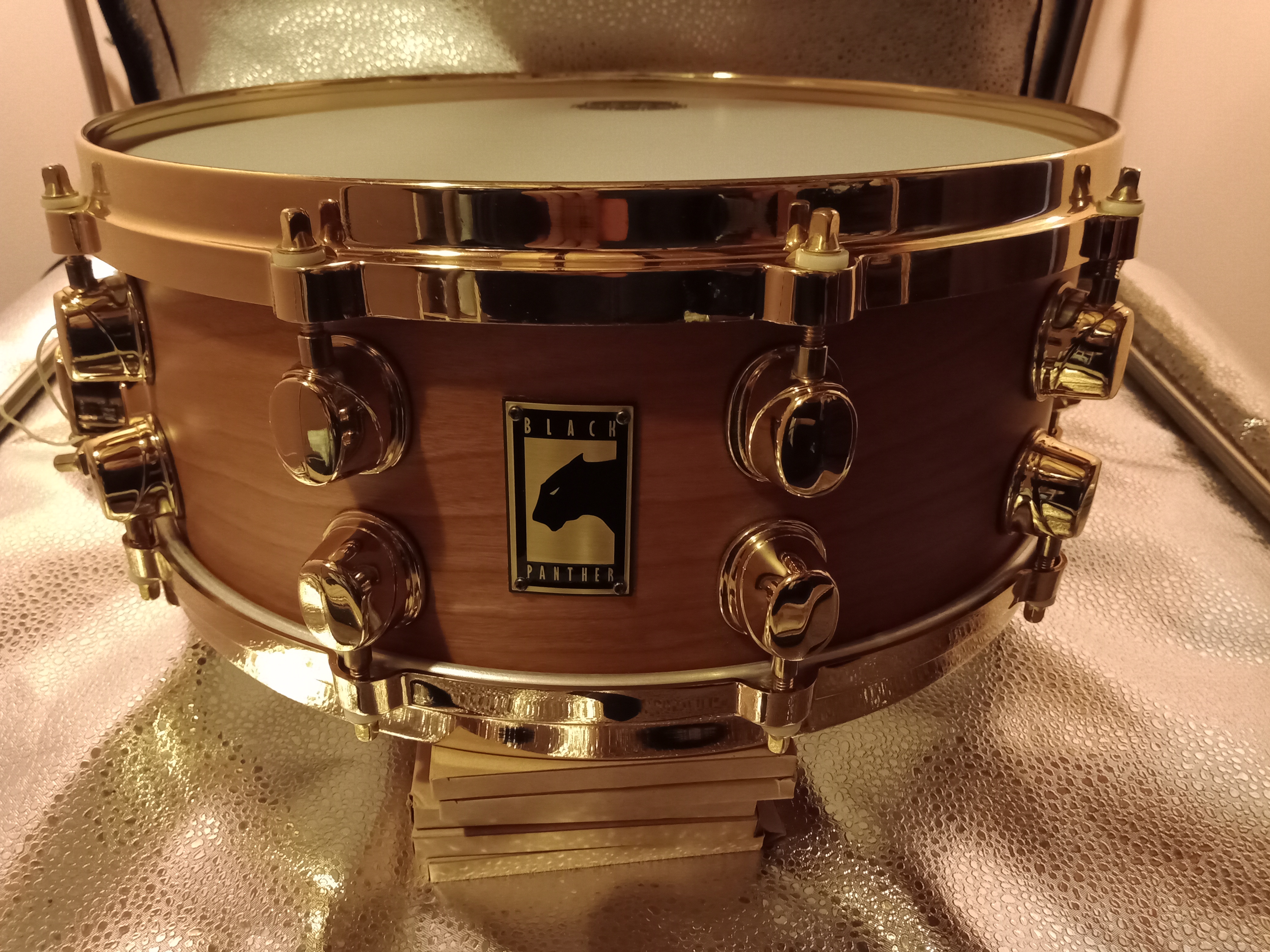 Rullante Mapex Black Panter meccaniche dorate