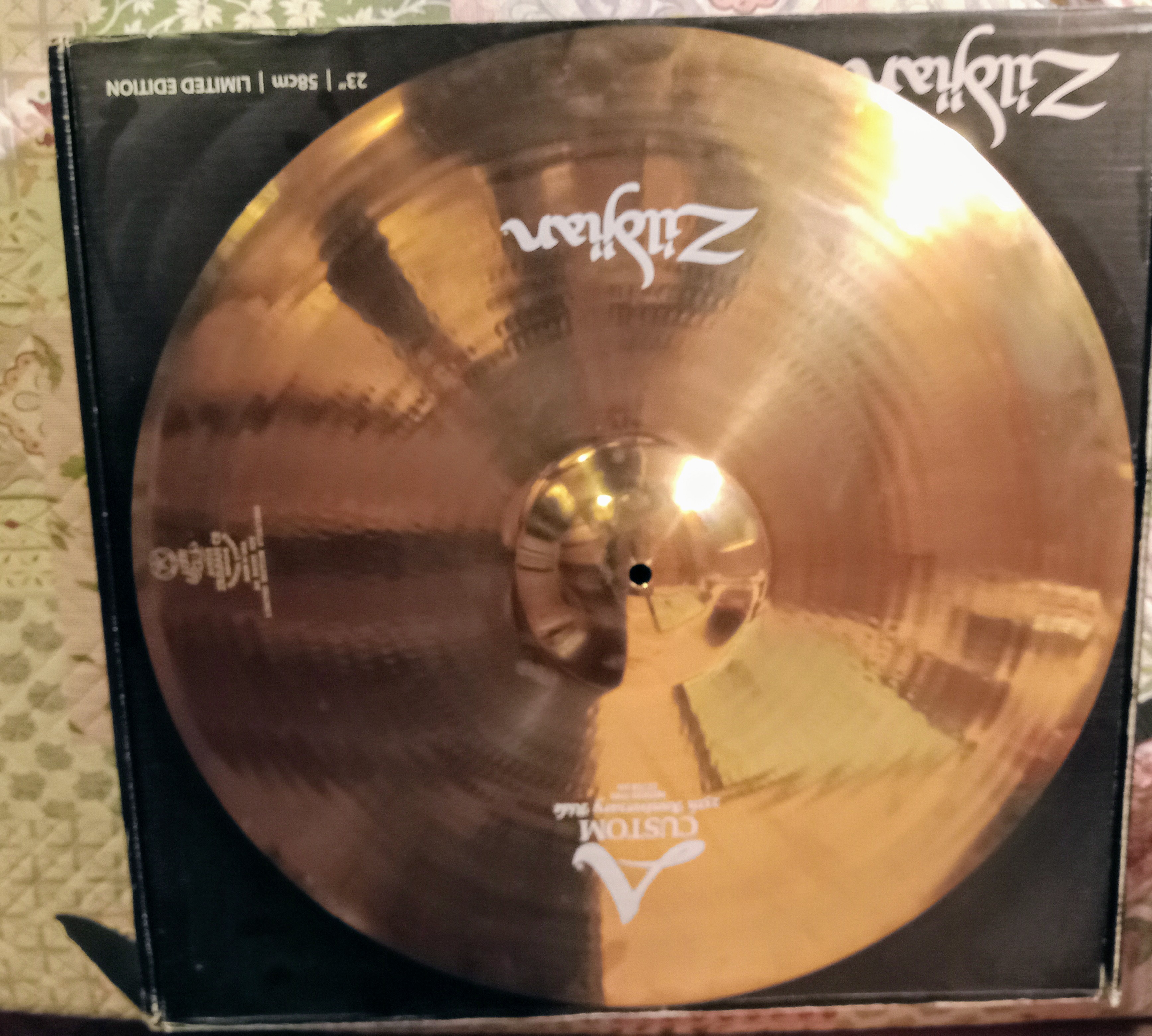 Zildjian ride A Custom 25th medium thin 23 pollici