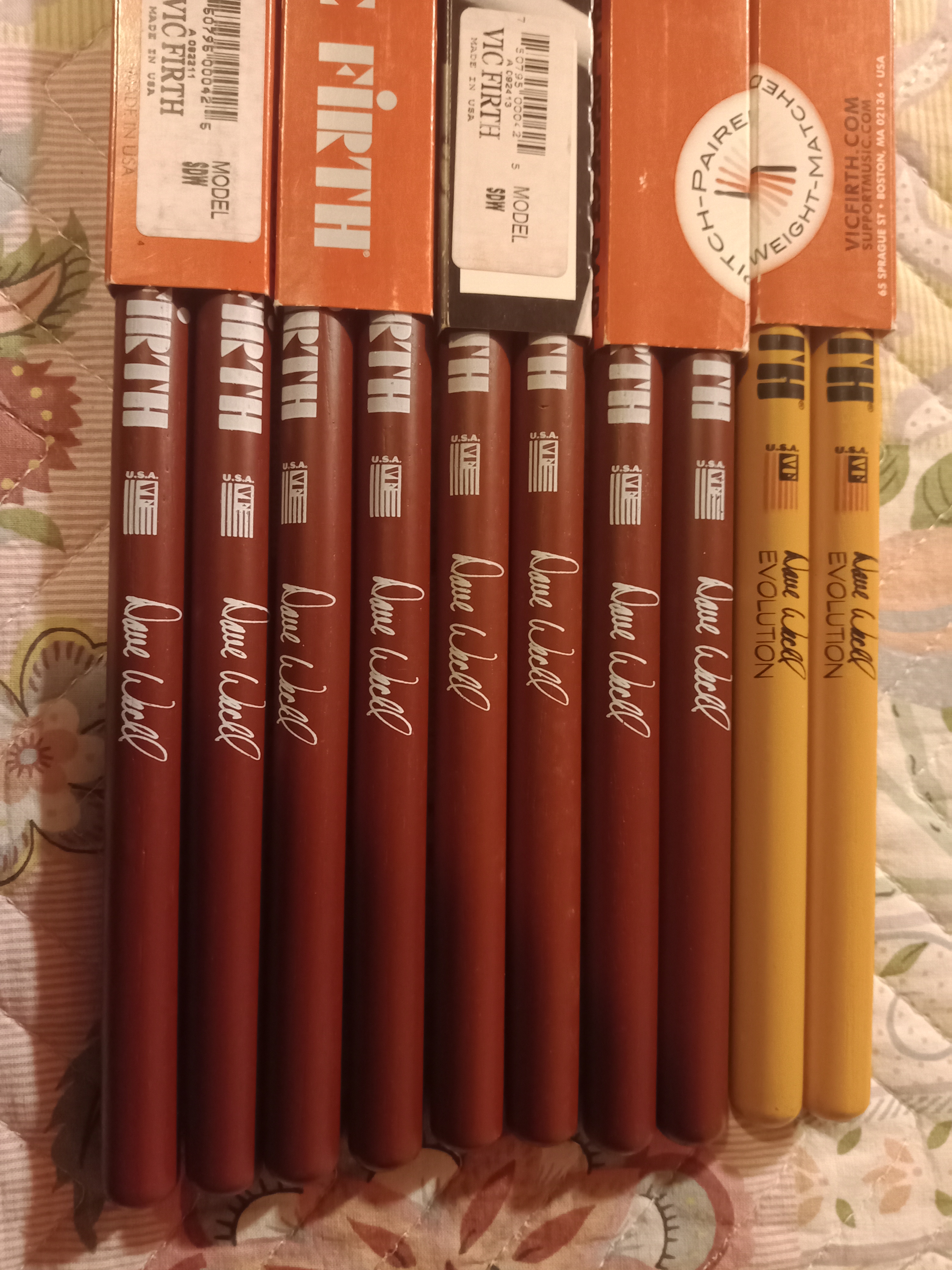 Bacchette Vic Firth Dave Weckl